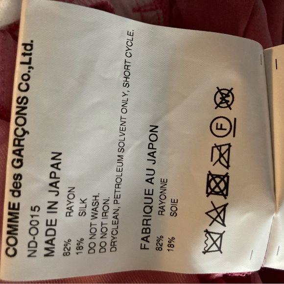 CDG Girls Silk Shirtwaist dress Size Small - Picture 7 of 7